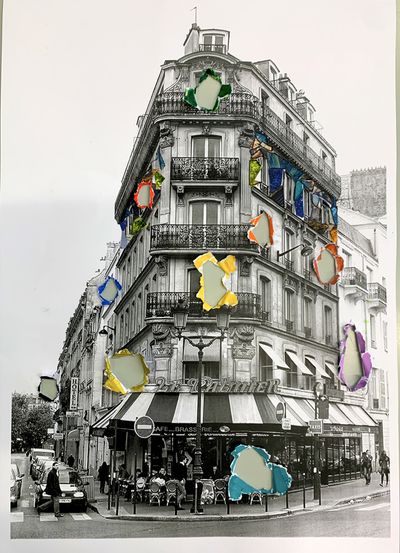 Image de batiment parisien intervenu