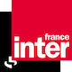Logo de france inter, texte blanc dans un carré rouge sur un carré noir